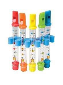 5pcs Multicolor Water Flutes, Kids Bath Toys For Water Play And Early Education Instruments - Multicolor - View 9