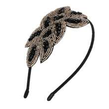 1 Stück Kristall handgemachter Perlen Kopfschmuck für Bankette, Maskeraden, Haarband, Haarreifen, Haarzubehör