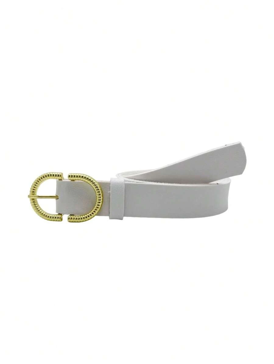 Cinto Fino Feminino Moda Fivela Invertida Trabalhada - Diva