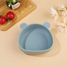1 pezzo Ciotola in silicone per bambini, anti-caduta, sicura per microonde, stoviglie per l addestramento all'alimentazione autonoma