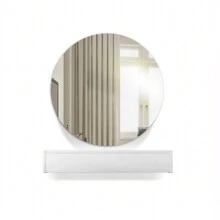 Gaveta Penteadeira Delicada e Compacta Excelente Para Ambientes Pequenos - Quartos e Salas - 40cm Branca ou Preta - Branco - Visão 1