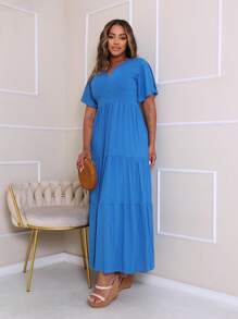 Women Dresses - Màu xanh nhạt - Xem 6