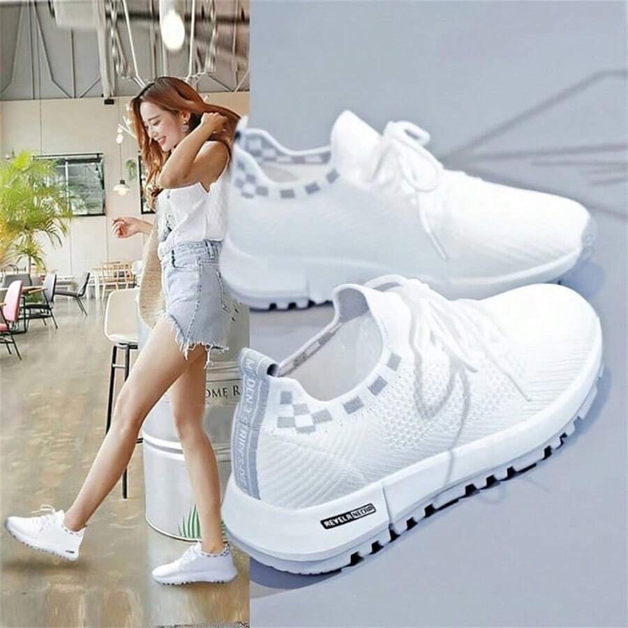 TENIS BLANCOS DE MODA - Blanco - Ver 1