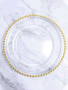 2/4 đĩa ngọc trai viền vàng, đĩa trái cây, đĩa ăn kiểu phương Tây, đĩa ngọc trai, đĩa đựng đồ ăn, đĩa lễ hội ngọc trai vàng ép nóng, đĩa trang trí ngọc trai vàng cho đám cưới, đĩa trang trí ngọc trai vàng cho tiệc tùng, đĩa trái cây sang trọng - Nhiều màu - Xem 10