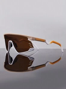 1 Cặp kính thời trang trang trí kiểu Y2K bằng nhựa, thiết kế gọng lớn, thích hợp cho du lịch và nghỉ dưỡng mùa hè. Cũng thích hợp để đeo hàng ngày, chụp ảnh, mua sắm, đạp xe, trượt tuyết, v.v. Kính trang trí chống bụi ngoài trời. Đi kèm với hộp đựng kính chất lượng cao và khăn lau để dễ dàng bảo quản. - Bộ hộp đựng kính (dễ dàng cất giữ) - Xem 12