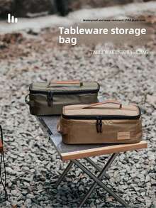 1 Túi đựng đồ nấu nướng cắm trại ngoài trời có ngăn đựng bình nhiên liệu bếp - Nhiều màu - Xem 6