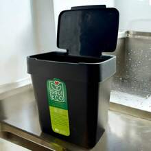 Kitchen Sink Trash Can 2.5 Liters - màu đen - Xem 2