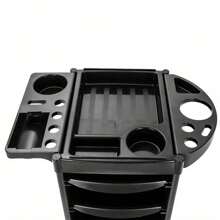 4 Drawer Salon Hairdresser Trolley Barber Storage Basket Rolling Cart Storage - Variant1 - View 7