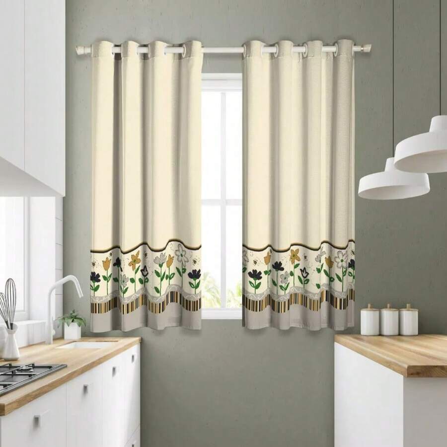 Kitchen Curtain 3.00 X 1.40 Various Prints - 鬱金香 - 查看 1