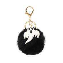 1/3/6 piezas Llavero con pompón de peluche lindo, variedad de estilos adecuados para Navidad, mochila de dibujos animados, regalos de fiesta, regalos festivos - Rojo - Ver 8