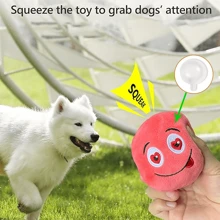 1/2/3pcs Squeaky Dog Toys, Soft Plush Balls With Sound Device, Interactive Food Retrieval Game Suitable For Puppies, Small & Medium Pets (Random Color)