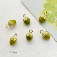 5/Pcs Random Mixed Color Alloy 3D Fruit Pendant DIY For Earrings, Bracelets, Keychains, Bag Charms, Pendant Accessories - Multicolor - View 24