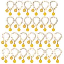 2 件装杯子配件，1 件适用于 30&40 盎司玻璃杯的花朵吸管盖硅胶吸管盖，带手柄，1 件杯子首字母饰物 - 向日葵 - 查看 7