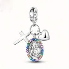 1 件金属、纯正吊坠原装 3 毫米手链和手链 DIY 珠子适合女士 - 彩色 - 查看 9