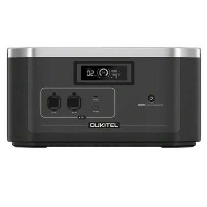 OUKITEL BP2000 zonnegenerator met B2000 uitbreidingsbatterij met 400 W PV400 opvouwbaar draagbaar zonnepaneel, 4096 Wh uitbreidbaar krachtstation met 4 x 2200 W wisselstroomuitgangen (4000 W piek), zonne-energiecentrale voor thuis, noodgevallen, reizen, zonnebatterij