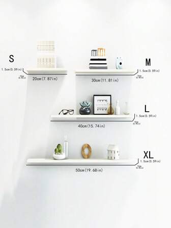 1pc Creative Slot Wall Shelf, Wall Mounted Storage Rack For Living Room DecorRoom Decor