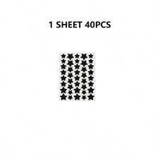 40/160/280 Peças Adesivos Coloridos - À prova d'água, à prova de suor e suave na pele, adequado para pintura facial/pintura facial e corporal/giz de festa/suprimentos de maquiagem para festa/Halloween/Natal/Festivais/Adesivos divertidos para fotos, Maquiagem, Barato, Decoração de quarto, Penteadeira, Viagem, Quarto, Acessórios de maquiagem