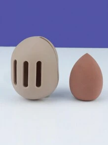 2 Pieces Of Cosmetic Sponge Bracket With Cosmetic Eggs, Double-Sided Breathable Silicone Cosmetic Mixer Protective Cover, Suitable For Travel Or Daily Life, Shatterproof Cosmetic Travel Box Is Quick-Drying And Easy To Carry. - Multicolor - View 14
