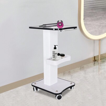 ZhdnBhnos Beauty Salon Stand Rolling Cart SPA Beauty Machine Holder Trolley 3 Tier Rolling Trolley Cart Salon Storage Equipment Machine Stand Organizer Outdoor Decor