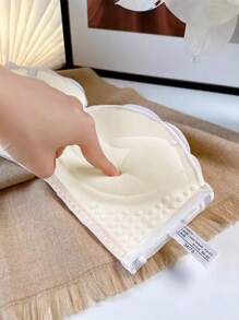 Women Seashell Pattern Wireless Push-Up Front-Closure Bra, Backless & Strapless Wedding Bra (For Small Bust),