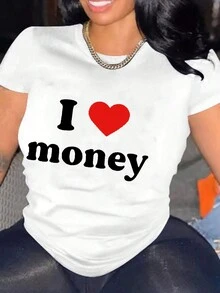 هدايا لصديقتك/زوجتك، هدايا عيد الحب، هدايا المخصصة، هدايا عيد الميلاد المخصصة، تي شيرتات نسائية مخصصة - أضف نصك/صورك الخاصة (بيانات/شعارات/شعارات الحياة/الكلمات المفضلة/نكات الإنترنت) لتصميم تي شيرتات مطبوعة شخصية، أحب التي شيرتات، أحب القمصان، هدايا الذكرى السنوية، هدايا عيد الحب، هدايا عيد الميلاد، هدايا الزفاف، هدايا أفضل صديق. - أبيض - مشاهدة 3