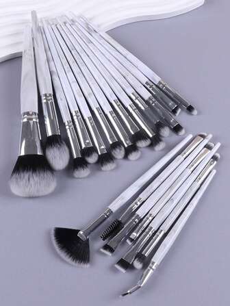 20支装新手化妆刷套装 - 眼影刷、唇刷、散粉刷、面膜刷，超柔软便携，化妆刷套装，化妆刷套装，化妆刷套装，全套化妆刷，化妆刷套装，全套化妆工具，化妆刷套装，化妆刷套装，化妆礼盒套装