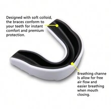 Mouthguard For Mma Ufc Muaythai Box Bjj Training - Black - View 3