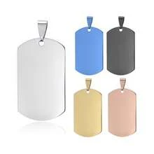 Personalized DIY Metal Dog Tag Customized Nameplate Cat Dog Pet ID Tags Pendant Loss Prevention