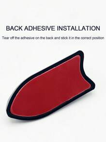 10pcs Car Modifications Shark Fin Antenna Roof Top Decorative Tail Fin Sticker Accessories - Multicolor - View 5