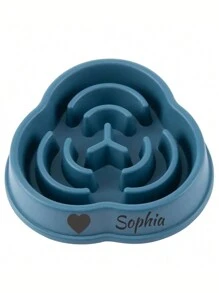 Customized Slow Feeding Dog Bowl With Anti Slip Base - Personalized Pet Supplies - Nice Gift For Pet - Multicolor - View 9