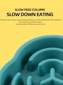 Customized Slow Feeding Dog Bowl With Anti Slip Base - Personalized Pet Supplies - Nice Gift For Pet - Multicolor - View 5