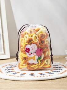 100pcs Children Small Hair Bands Baby Girl Headbands Colorful Kid Elastic Hair Tie Nylon Scrunchie Hair Rope Hair Accessories