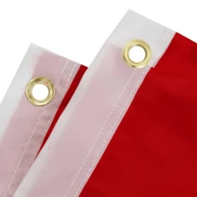 Bandera nacional de Canadá 3x5, resistente a los rayos UV y a la intemperie, perfecta para eventos al aire libre, festivales y celebraciones - Blanco - Ver 6