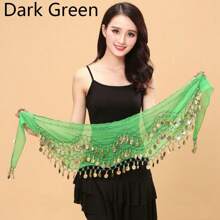 A Women's Belly Dance Waist Chain Belt Performance Practice Waist Chain - Multicolor - View 5