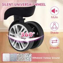 4PCS Travel Luggage Suitcase Set Luggage Set Travel Suitcase Suitcases Suit Case Durable - Pink - View 2
