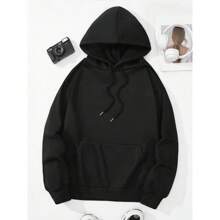 Women's Sweatshirt With Virgin Mary Print On The Back - màu đen - Xem 2