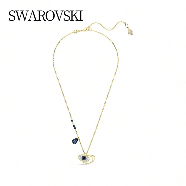 Swarovski SYMBOLICA:PEND BLU/GOS 5692178 女士邪恶之眼金吊坠项链，优雅珠宝，适合日常佩戴，完美礼品 - 彩色 - 查看 2