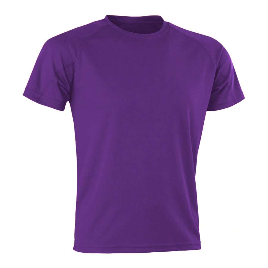 Mens Aircool T-Shirt (Purple) - Purple - View 1
