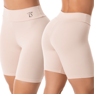 KIT 2 Short Segunda Pele Cos Alto Duplo Bermuda Anagua Modelador Lingerie