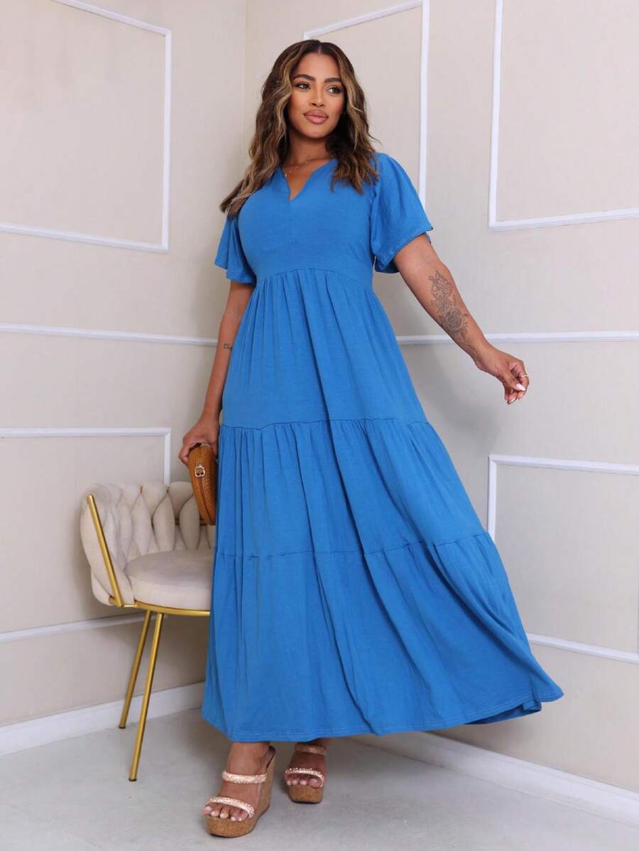 Women Dresses - Màu xanh nhạt - Xem 1