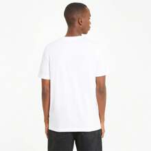 Puma Boyfriend Style Mens ESS Logo T-Shirt (White) - White - View 2