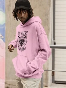 Gothic Rock Cat Meme  Sweatshirt 2471 FLUXOGEEK - 淺粉色 - 查看 4