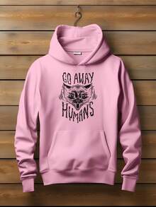 Gothic Rock Cat Meme  Sweatshirt 2471 FLUXOGEEK - 淺粉色 - 查看 1