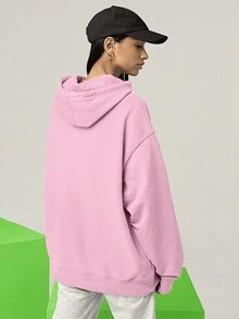 Gothic Rock Cat Meme  Sweatshirt 2471 FLUXOGEEK - 淺粉色 - 查看 7