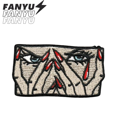 Angry Crying Lady Punk Rock Patch Iron-On Sewing Applique Personalized DIY Clothing Accessory Embroidered Sewing Iron-On Patch Decorative Patch Badge Pins Apparel Shoes Hats Bags Decor Repair Embroidered Patches Summer, School