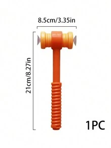 BELLKIDS 1个锤子道具，4种颜色，吸盘卡片，认知卡片，吸盘锤子，敲击道具，吸盘道具，识字游戏，适用于课堂、派对游戏、教学辅助工具 - 彩色 - 查看 16