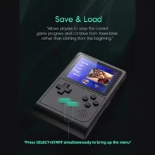 DATA FROG Handheld Game Console Portable Retro Mini Video Game For NES/SNES/GBA Emulators Consoles For Gameboy Player GB300 - Multicolor - View 3