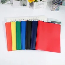Heavy Duty Plastic Folders With 2 Pockets For Letter Size Paper, Assorted Color,Poly Folders, Plastic Pocket Folder With Business Card Slot,For School/Home/Office,Pack Of  1 - Çok renkli - Görünüm 10