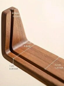 6/7英寸复古实木相框，胡桃木底座，高清亚克力玻璃面板 - 适用于桌面或台面展示