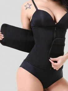 Gorset treningowy talii w dużym rozmiarze, damski, do ćwiczeń, pas wyszczuplający, bielizna modelująca